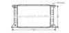 AVA QUALITY COOLING FD2168 Radiator, engine cooling